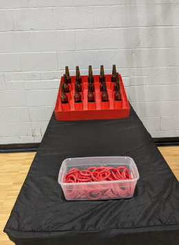 Bottle ring toss